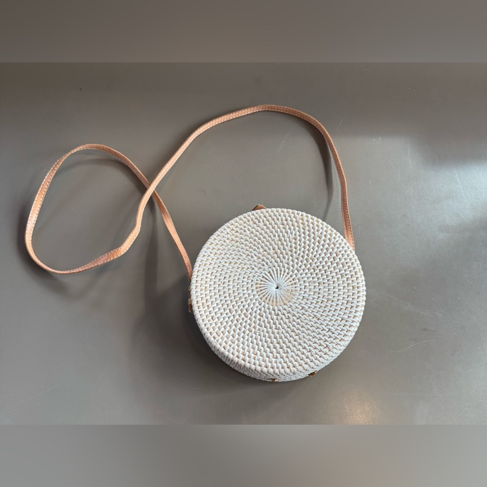 Novum Crafts Round Rattan Bag - Picture 9 of 9